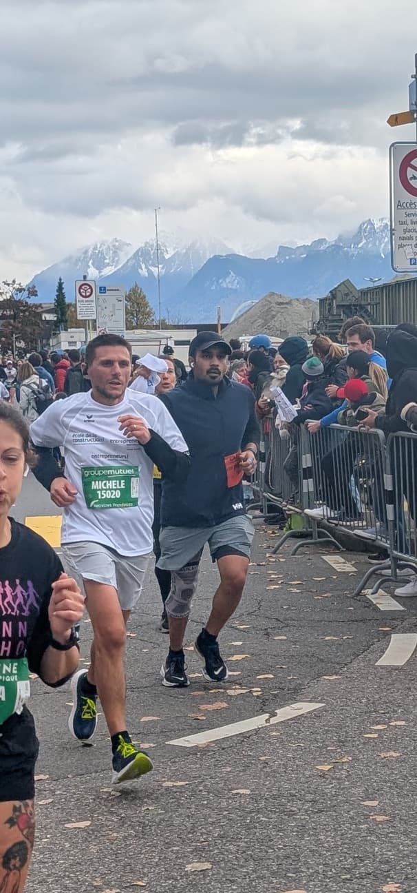 Running the Lausanne marathon